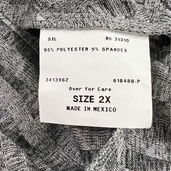 AGB Woman PLUS Embellished Neck Top - Picture 5 of 8